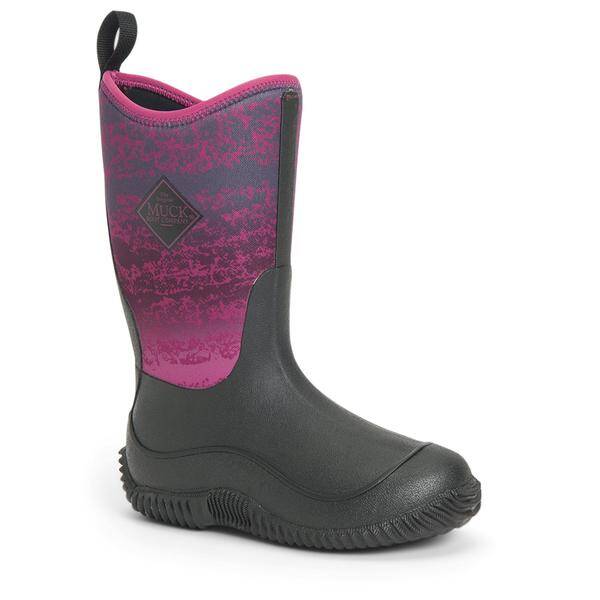 Purple and clearance black muck boots