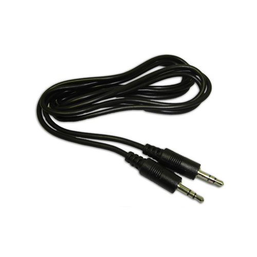 100FT STEREO AUDIO CABLE 3.5MM MALE TO 3.5MM MALE, BLACK