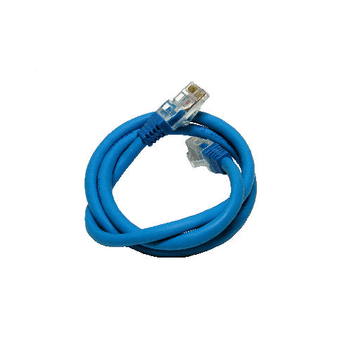 14FT HIGH DENSITY CAT 6 SNAGLESS PATCH CABLE, 568A WIRING, BLUE
