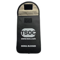 TSOC PEEL CRIMESTOPPERS SIGNAL BLOCKER POUCH, BLACK