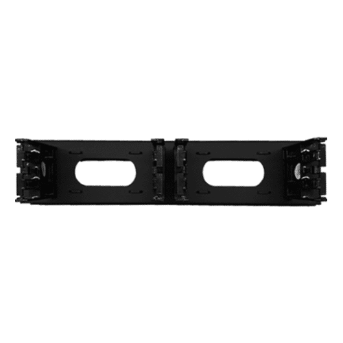 19&quot; RACK MOUNTABLE 100 PAIR DISTRIBUTION PATCH PANEL FOR BIX CONNECTORS, BLACK