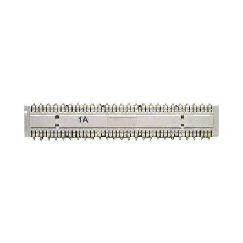 25 PAIR BIX TYPE MULTIPLYING CONNECTOR - 5PR BRIDGED MARKING (EACH), BEIGE