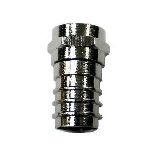 RG59 F CRIMP TYPE CONNECTOR WITH 1/2&quot; ATTACHED FERRULE, 10PCS/PKG