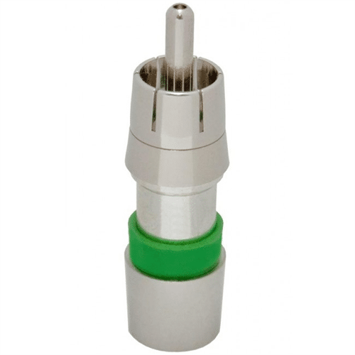 RG-6 RCA UNIVERSAL TYPE MALE  COMPRESSION CONNECTOR , (EACH)