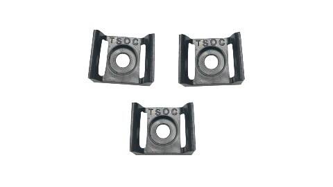 Black Velcro cable ties mount for TV series | Linear Technologies